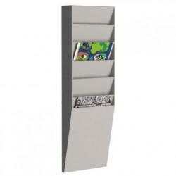 Fast Paper A4 Document Control Panel  6 Compartments Grey