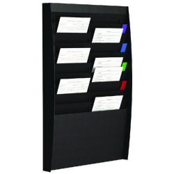 Fast Paper A4 Document Control Panel 20 Compartments Black